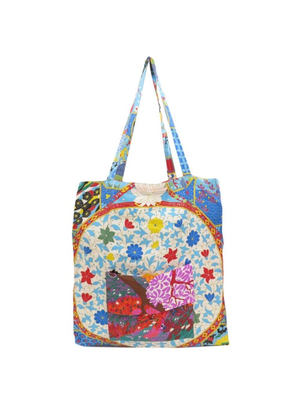 Hermes Petit H Eco Bag Handbag Silk